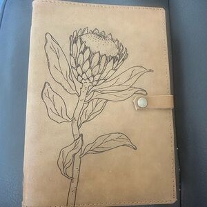 Unique New Leather Protea Journal